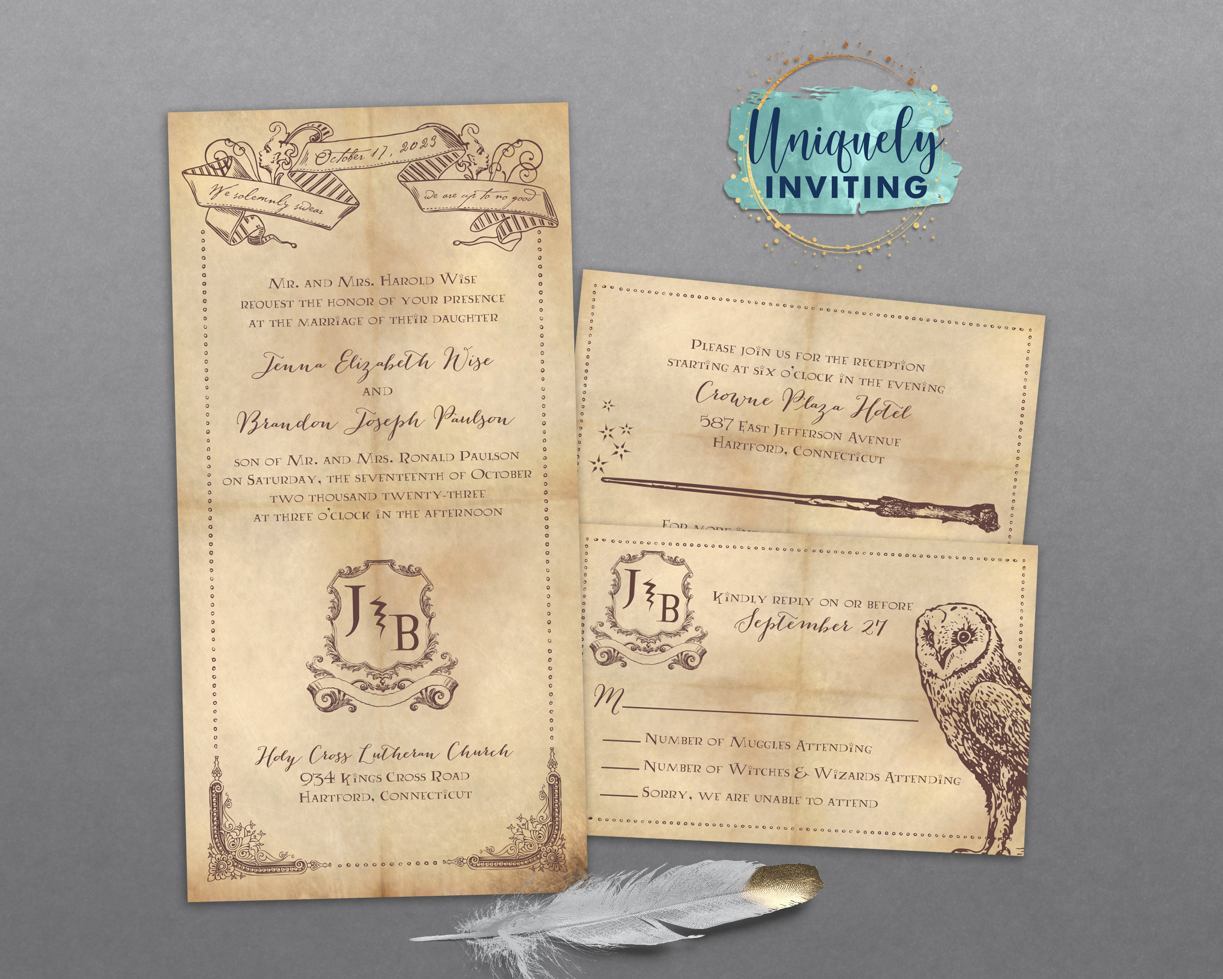 Harry Potter Invitations & Invitation Templates