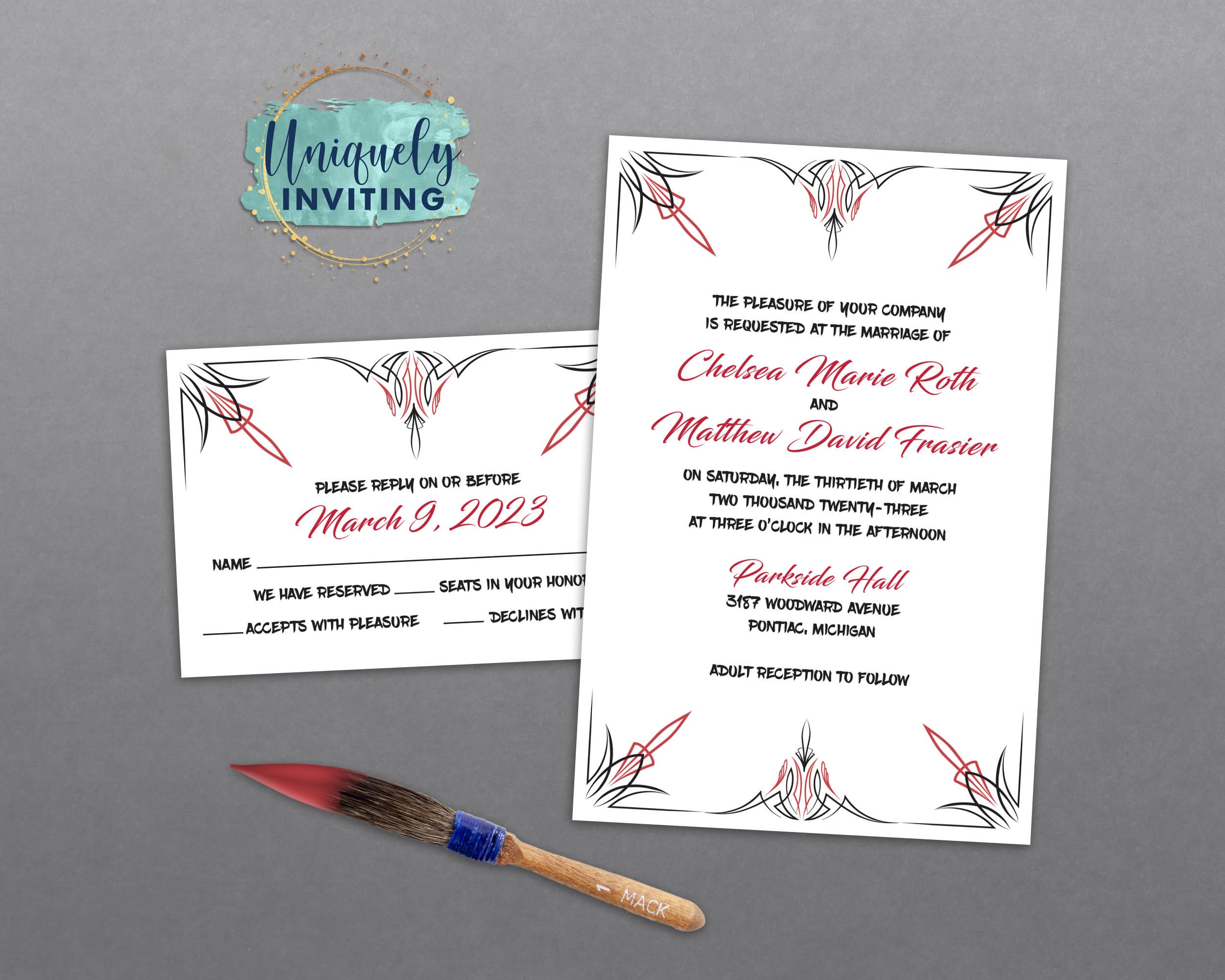 Newspaper Wedding Invitations Template, Fully Editable Unique Wedding  Invite, Wedding Invitation Set, Wedding Template Newspaper, RSVP Card 