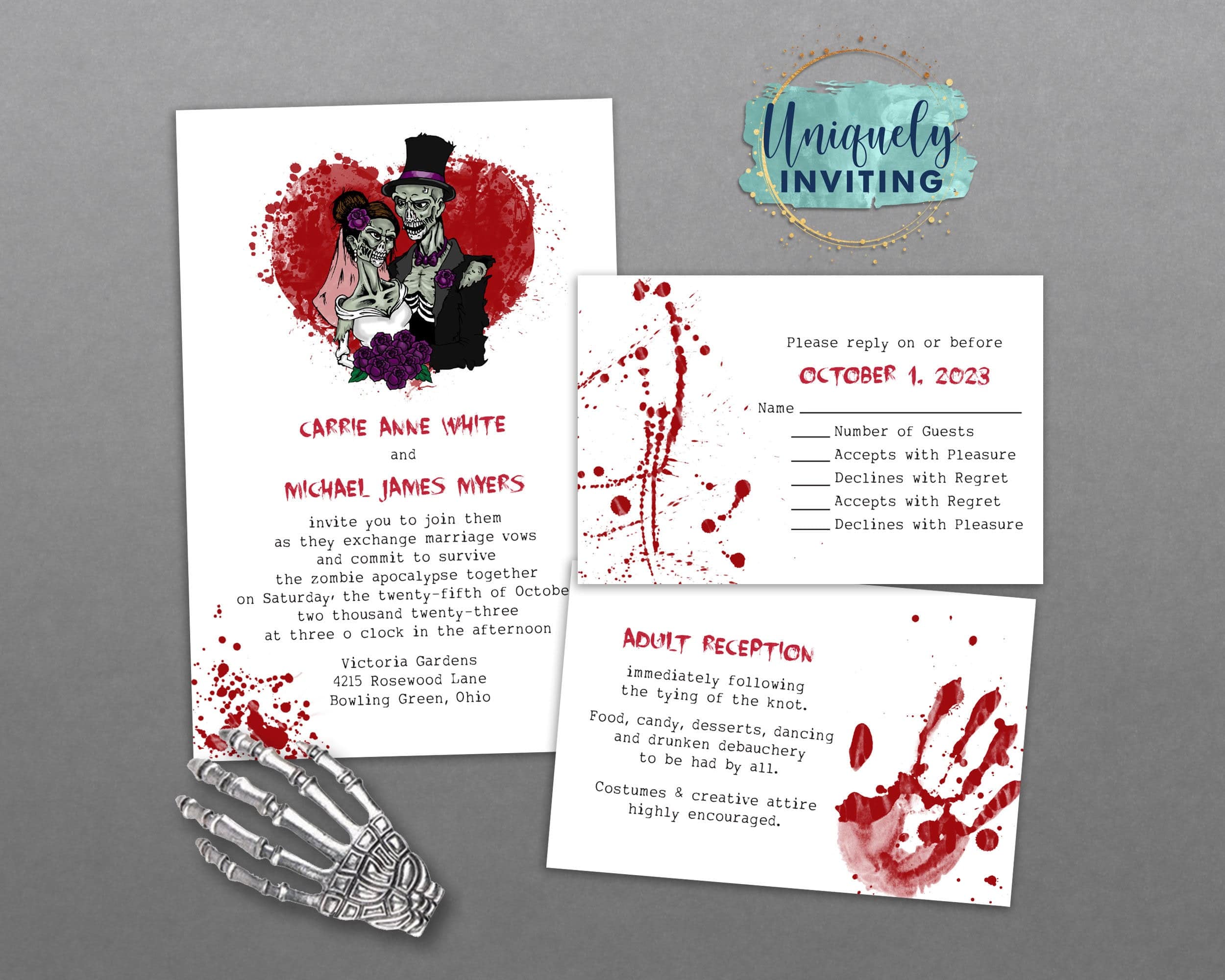 Disney Zombies 3 Invitation Birthday Party - Party and Craft Supply