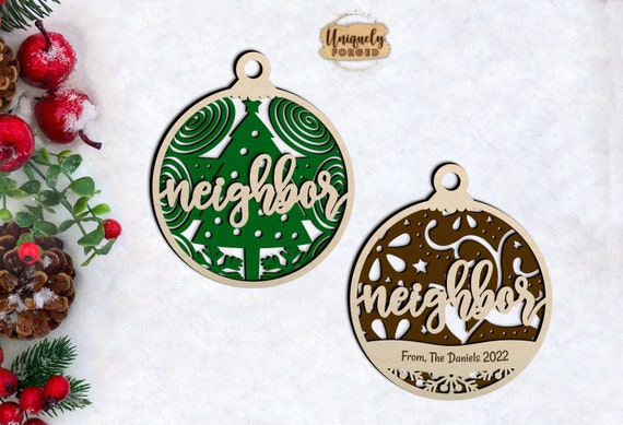 Personalized Neighbor Ornament - Ultimate Christmas Ornament Collection –  Uniquely Inviting